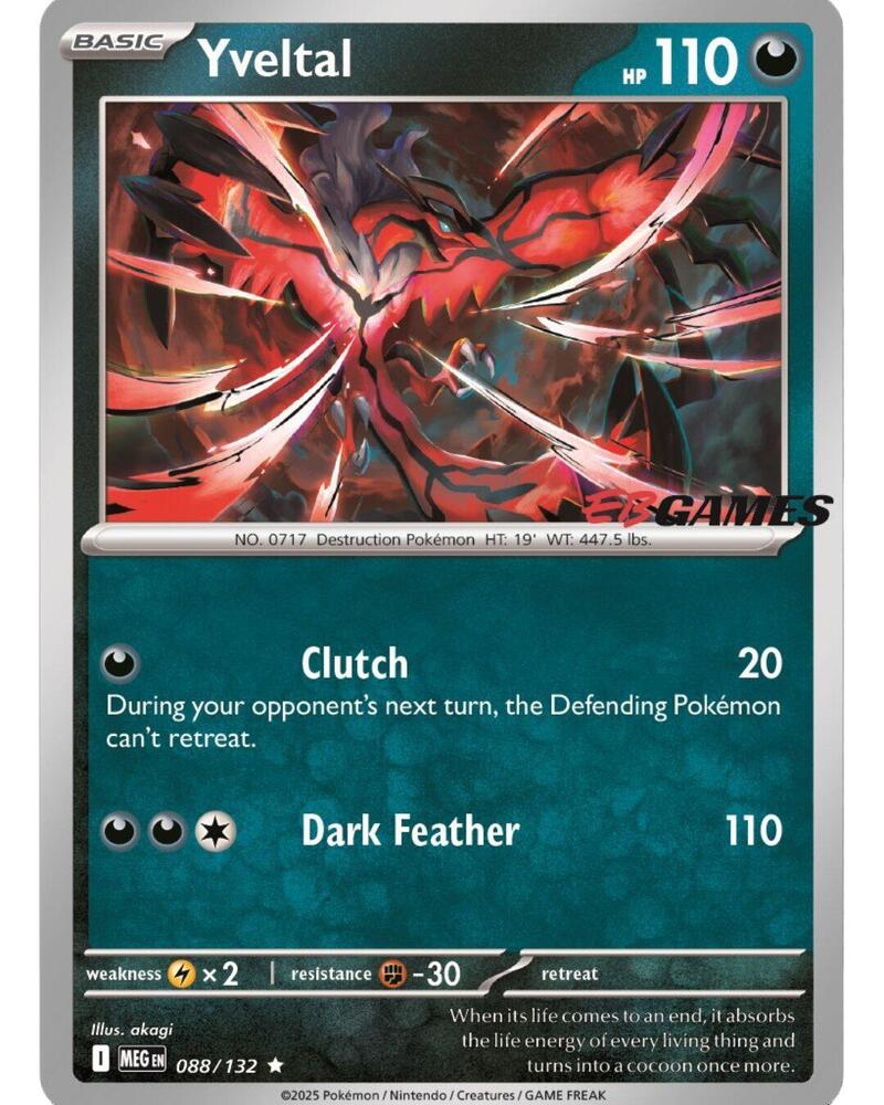 Yveltal (EB Games) - 088/132