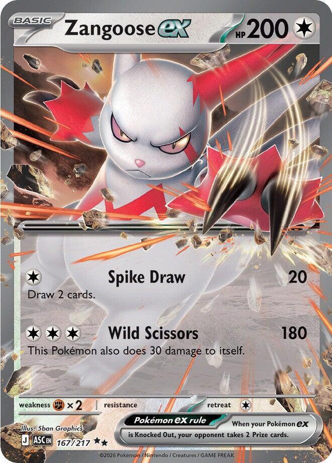 Zangoose ex - 162/217
