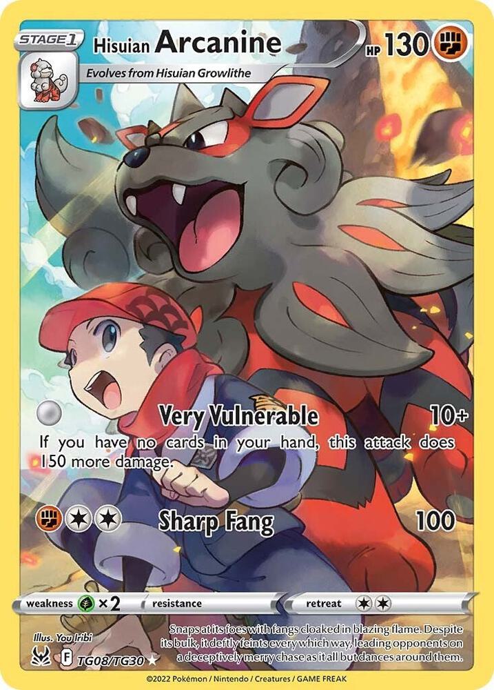 Hisuian Arcanine - TG08/TG30
