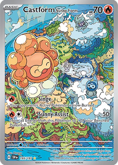 Castform (Sunny Form) - 195/191