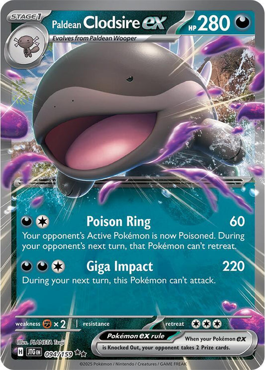 Paldean Clodsire ex - 094/159