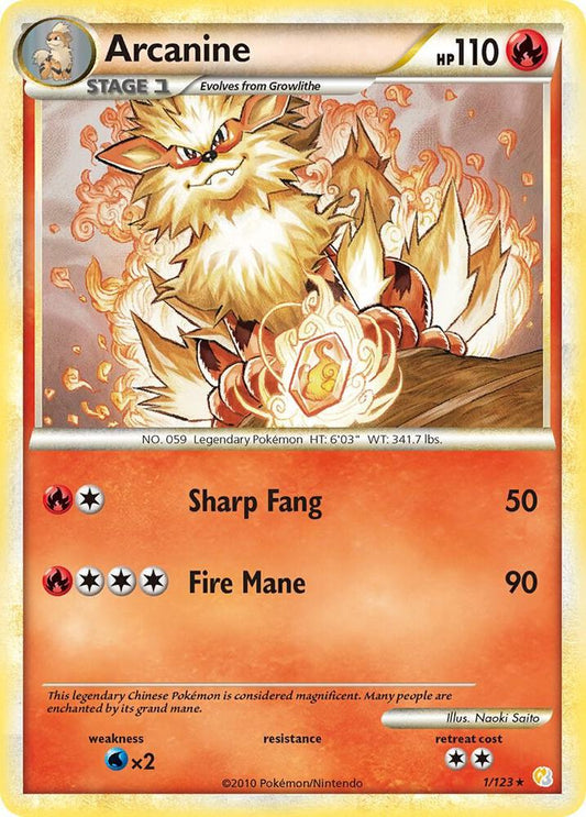 Arcanine (Deck Exclusive) - 1/123