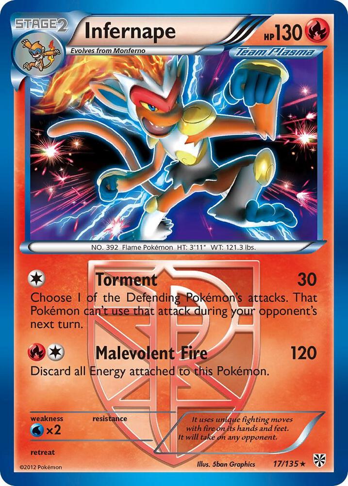 Infernape (Team Plasma) - 17/135