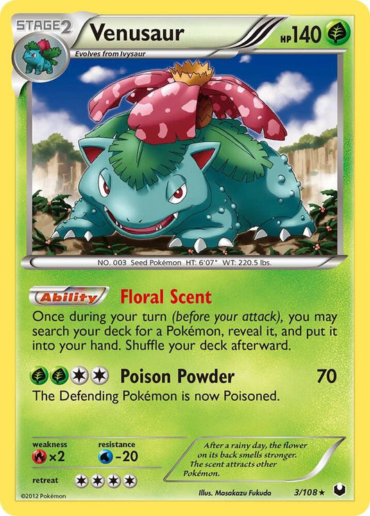 Venusaur (Reverse Holo) - 3/108